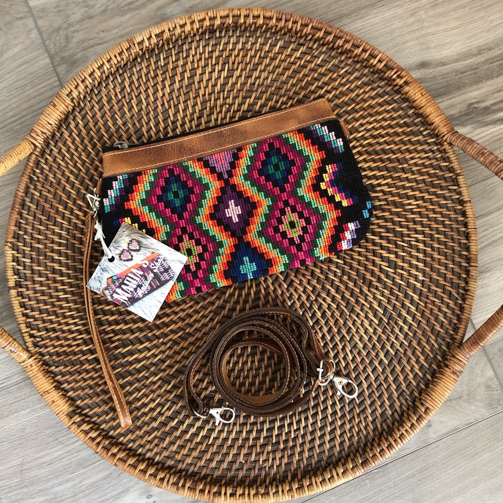 Diamond Huipil Clutch